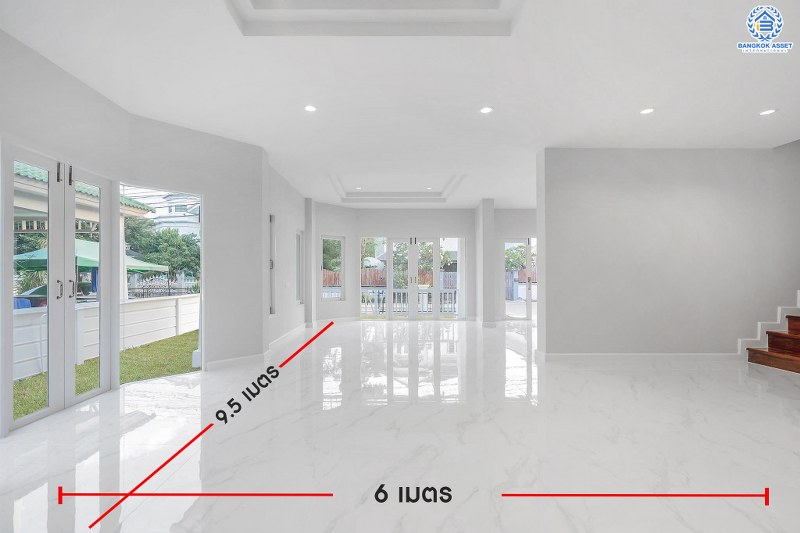 บ้านมือสองตกแต่งใหม่ หลังใหญ่พิเศษ 78.3 ตร.ว. ในราคาสุดคุ้ม! ม.ธนทอง เพอร์เฟคโฮม วงแหวน-พระราม5 กว้างขวางจุใจ ด้วยพื้นที่ใช้สอยกว่า 230 ตร.ม. 4 ห้องนอน 5 ห้องน้ำ บนทำเล ใกล้เซ็นทรัลเวสต์เกต และ MRTตลาดบางใหญ่